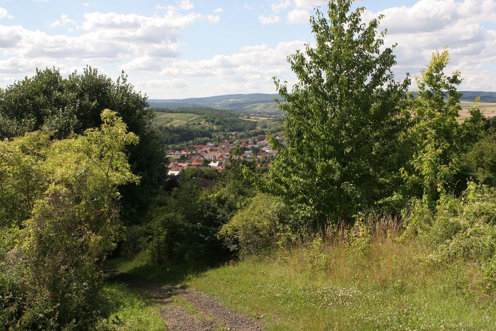 Blauer Punkt: von Hargesheim nach Bad Kreuznach wehkaf