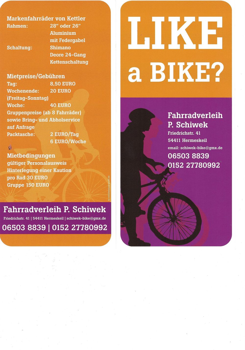 Fahrradverleih P