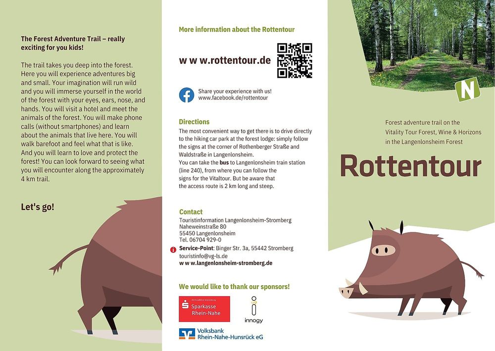 Rottentour im Langenlonsheimer Wald   OFFIZIELLE WEGBESCHREIBUNG! ue602g