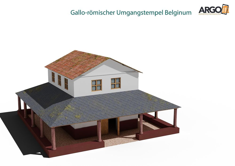 Gallo römischer Umgangstempel Belginum ARGO tm3jnr