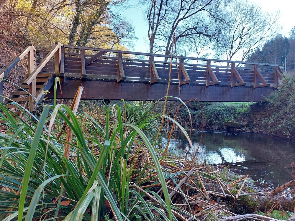 Brücke an der Mohrenmühle Traumschleife Murscher Eselsche s8wzbw