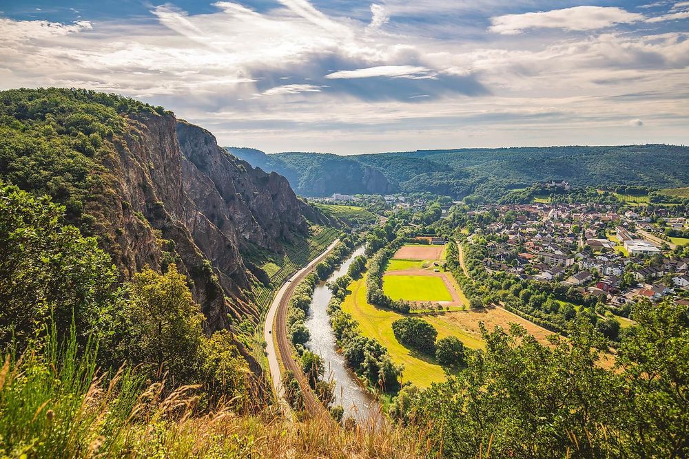 Rotenfels   höchste Steilwand Deutschlands nördlich der Alpen qsgvdm