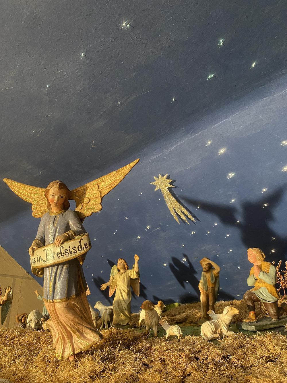 Historische Weihnachtskrippe lad97l