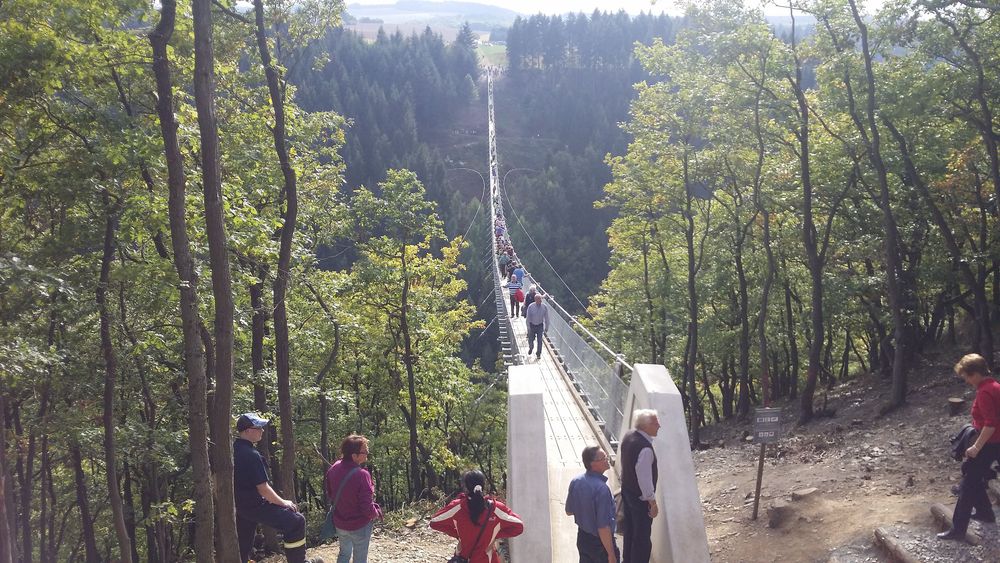 Pfalzfeld   Hängeseilbrücke Geierlay m41bjv