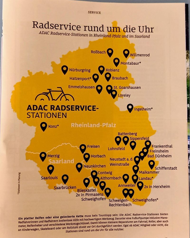 Radservicestation ADAC k6xy1i