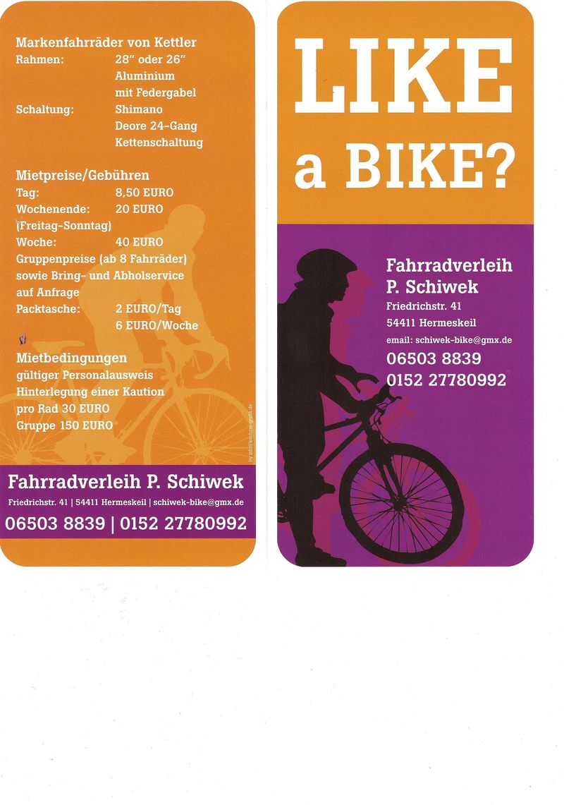 Fahrradverleih P