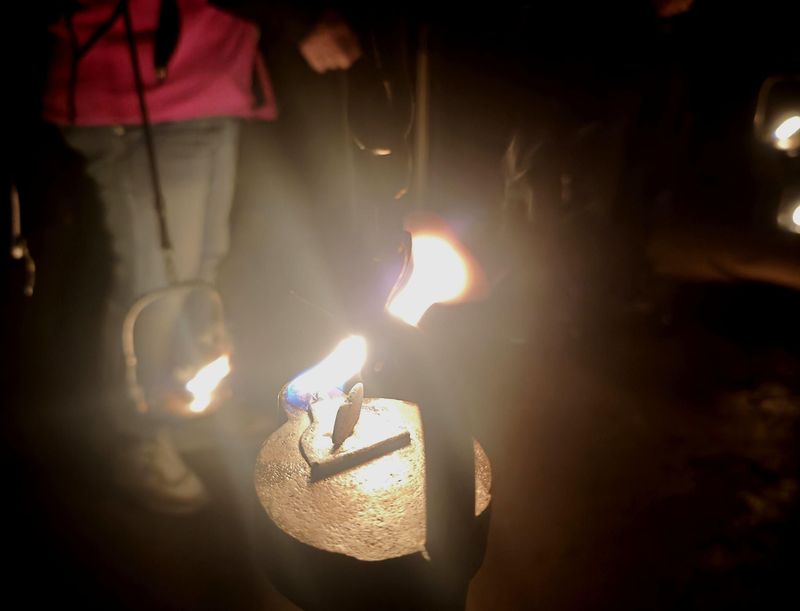 Dunkelführung im Kupferbergwerk i4ta38