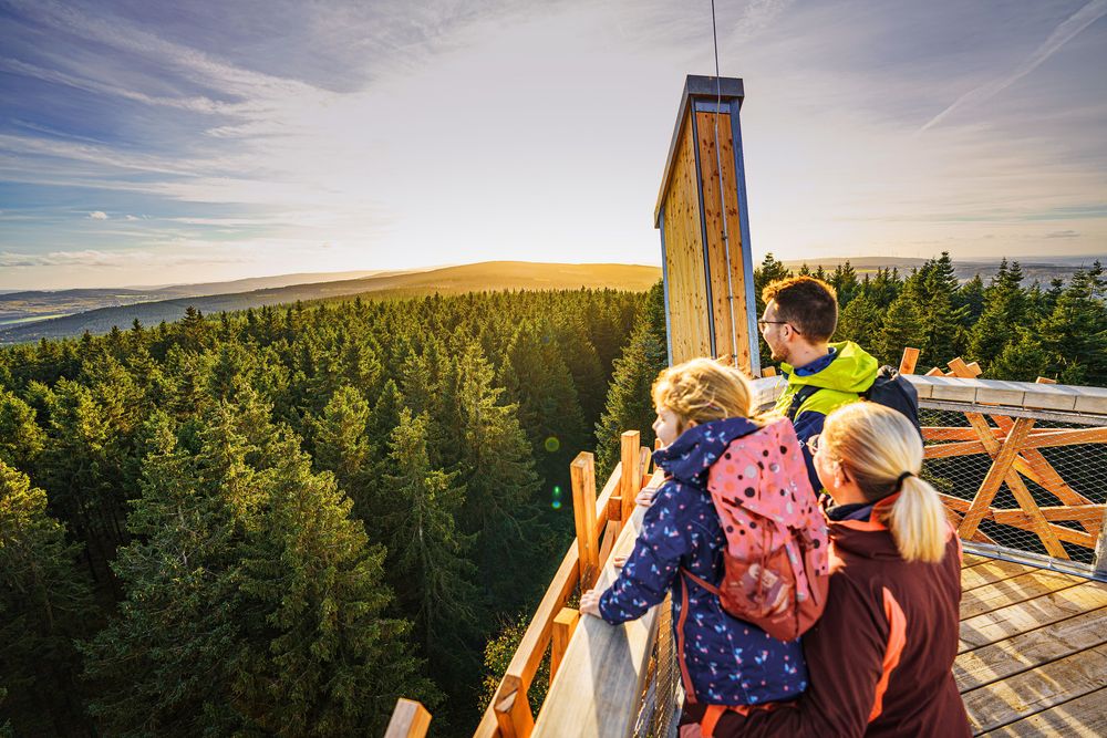 Fußweg vom Wanderparkplatz "Idarwald" zum Idarkopfturm i63zv0
