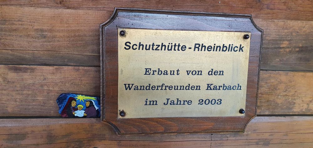 Rheinblick mit Hütte ga16nv