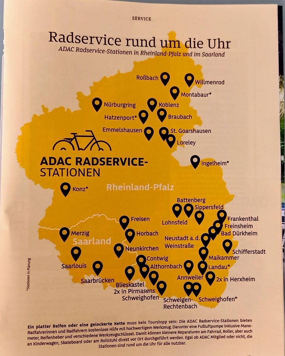 Radservicestation ADAC h5744i