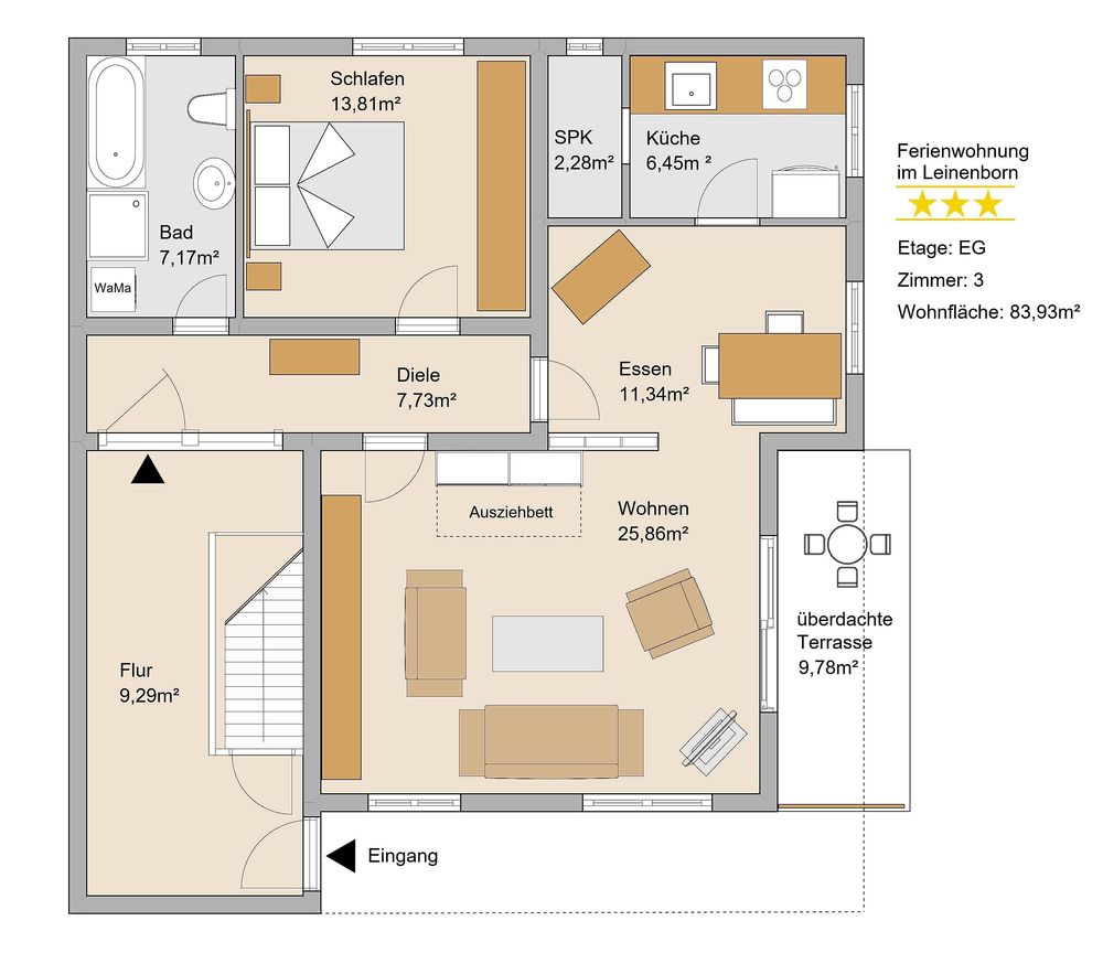 Ferienwohnung im Leinenborn fm89i9