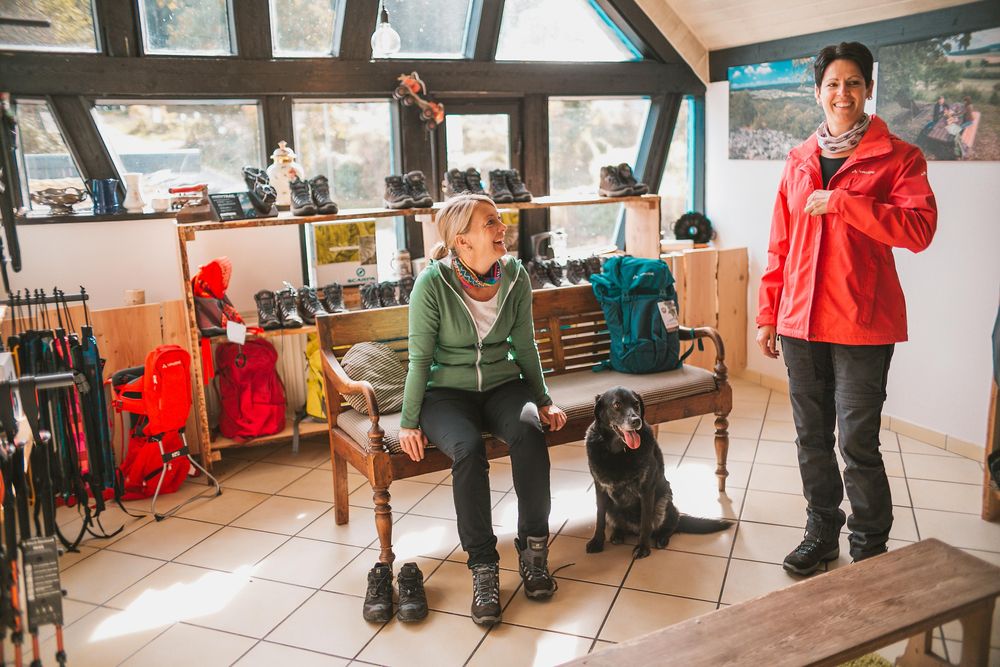 Best of Wandern   Testcenter auf dem Campingplatz Harfenmühle dwg071