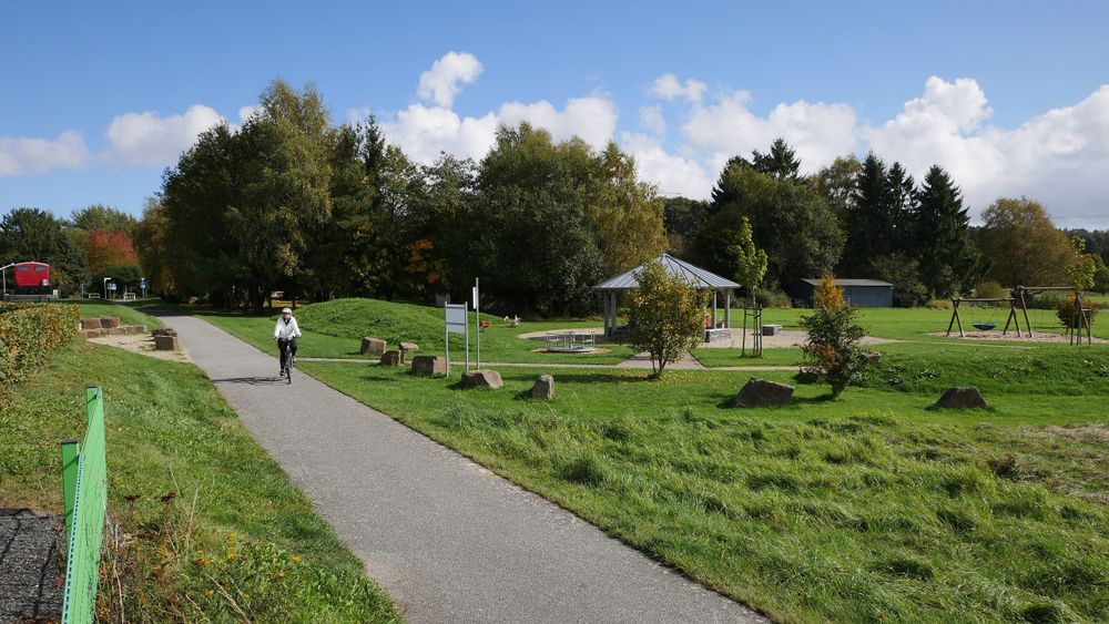 Bahnhof Pfalzfeld   Kastellaun über den Schinderhannes Radweg 35pdh8