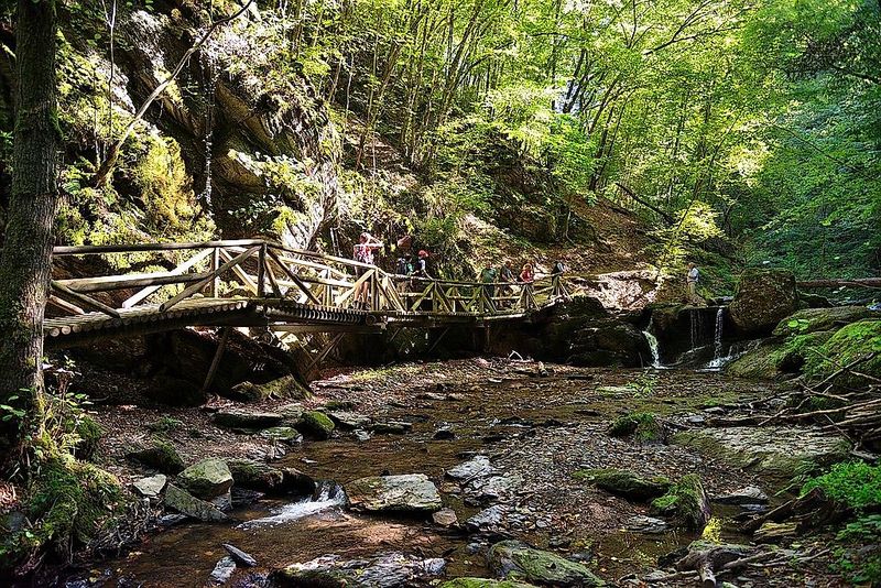 Ehrbachklamm als Streckenwanderung 2i8gpq