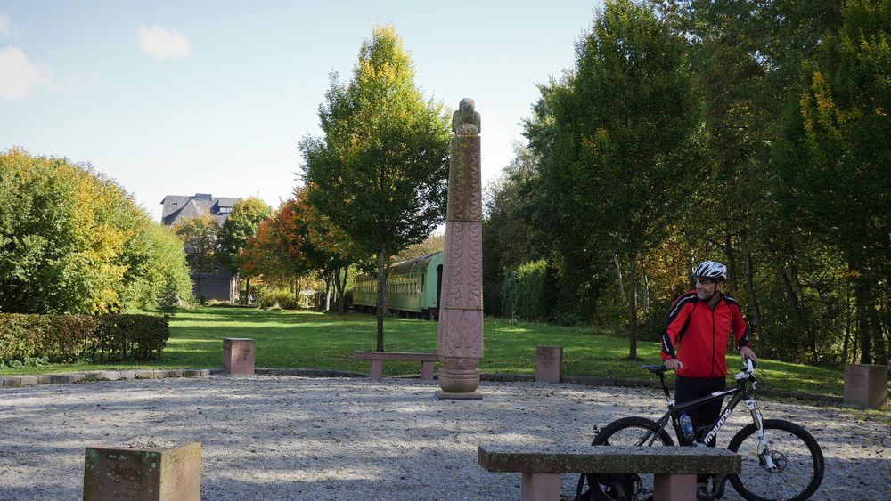 Bahnhof Pfalzfeld   Kastellaun über den Schinderhannes Radweg 6gxm37