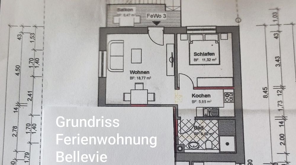 Ferienwohnung Bellevie 7o57cl