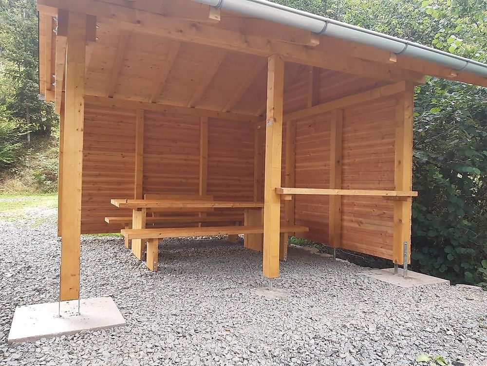 Schutzhütte "Keller Steg" am Saar Hunsrück Steig 93fah6
